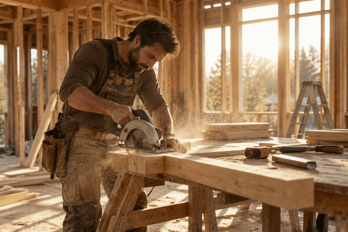 A glimpse of the world of a carpenter