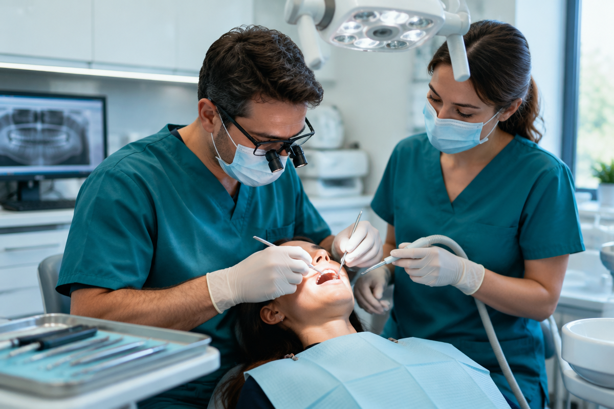 A glimpse of the world of a dentist