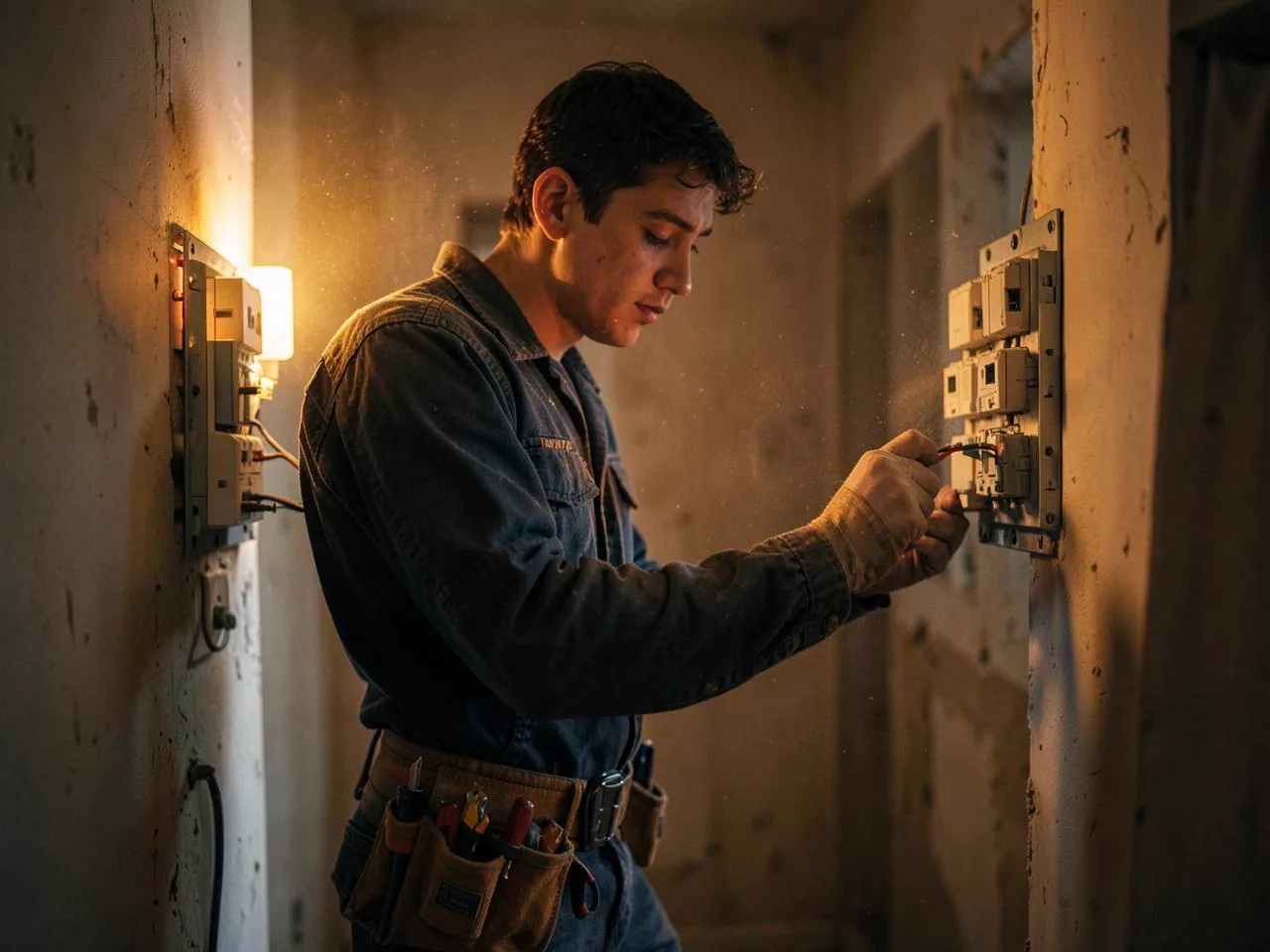 A glimpse of the world of a electrician