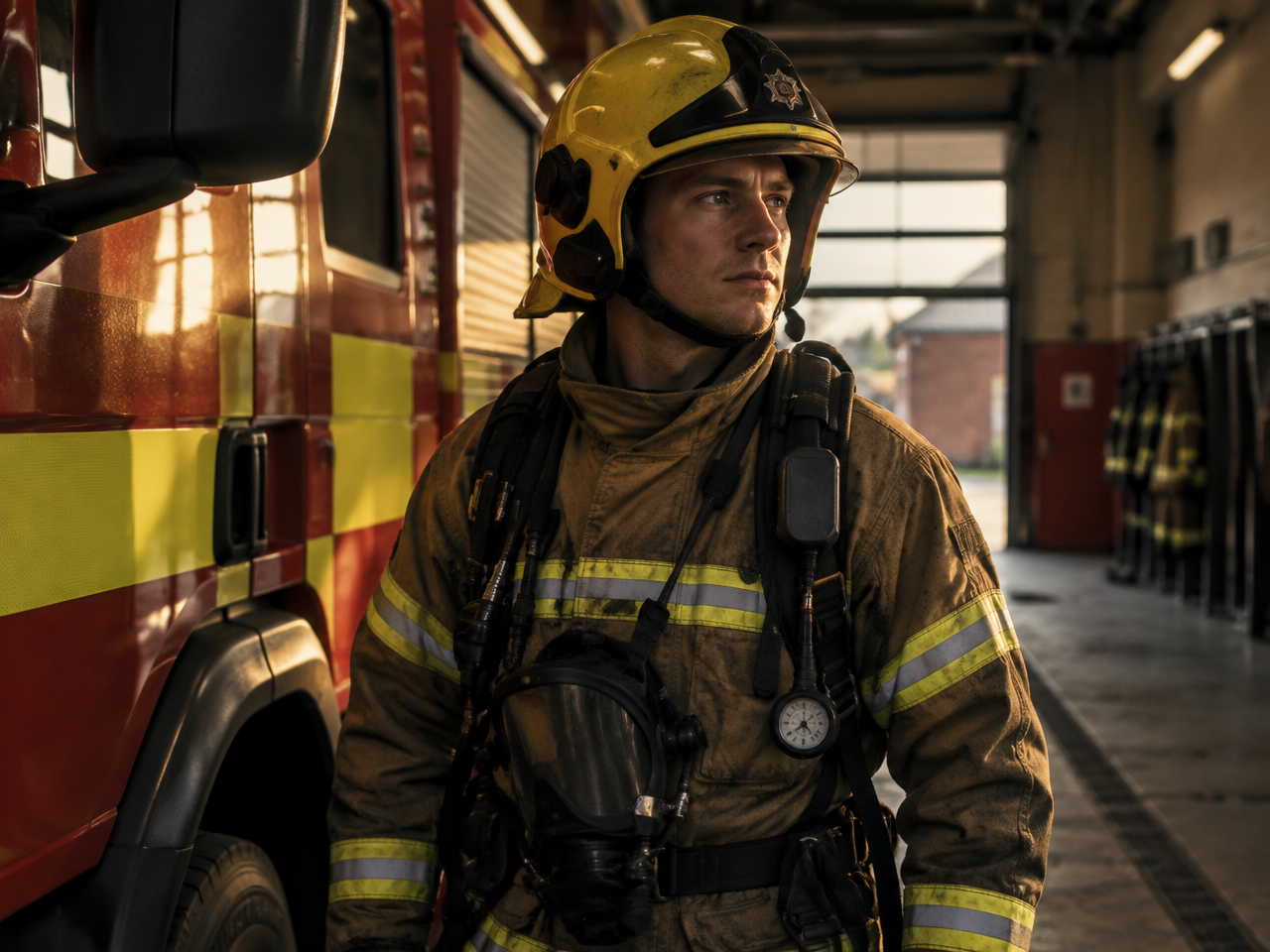 A glimpse of the world of a firefighter