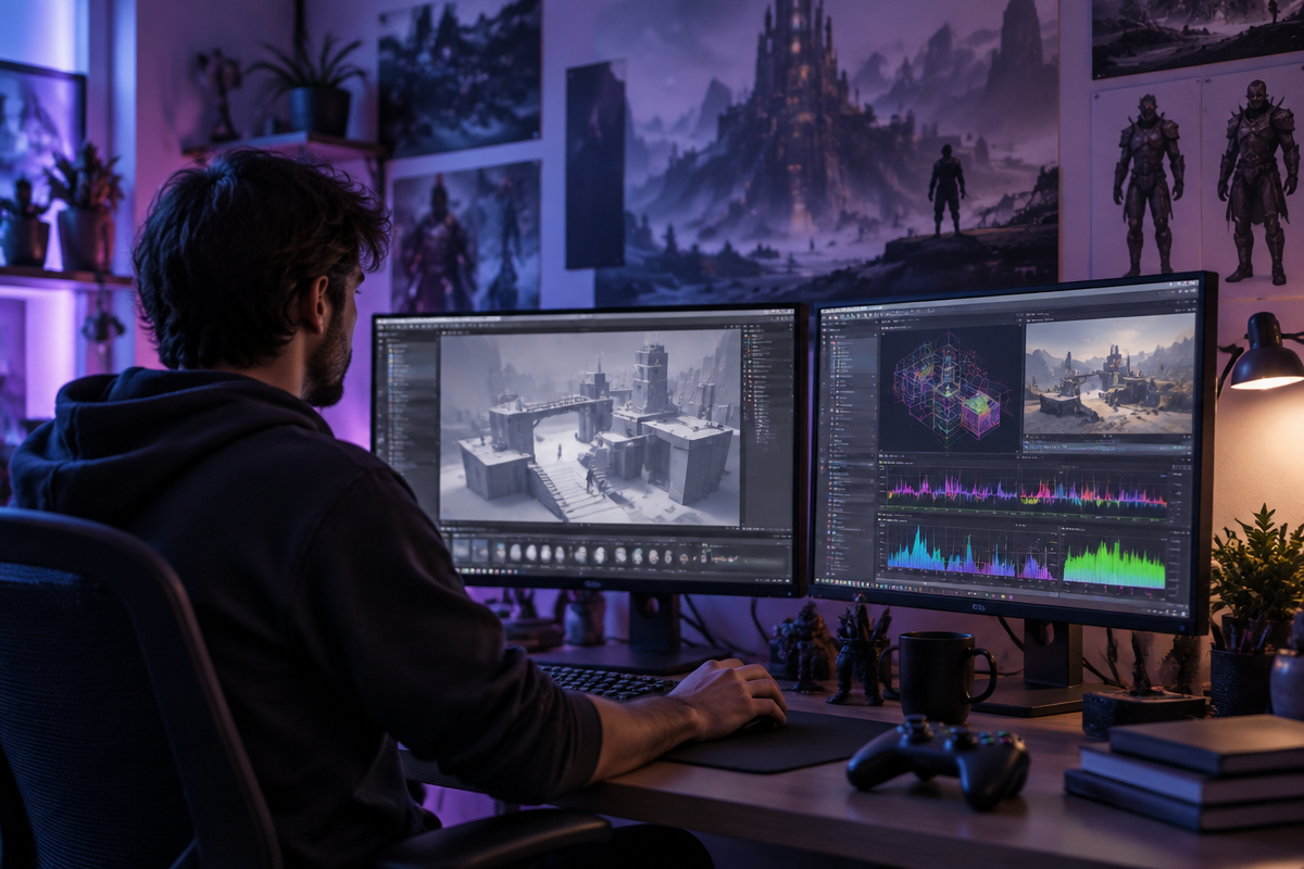 A glimpse of the world of a game developer