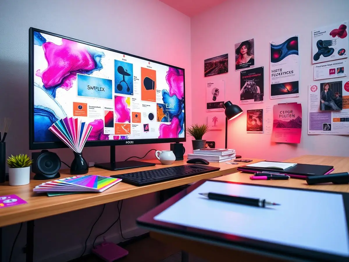 A glimpse of the world of a graphic designer