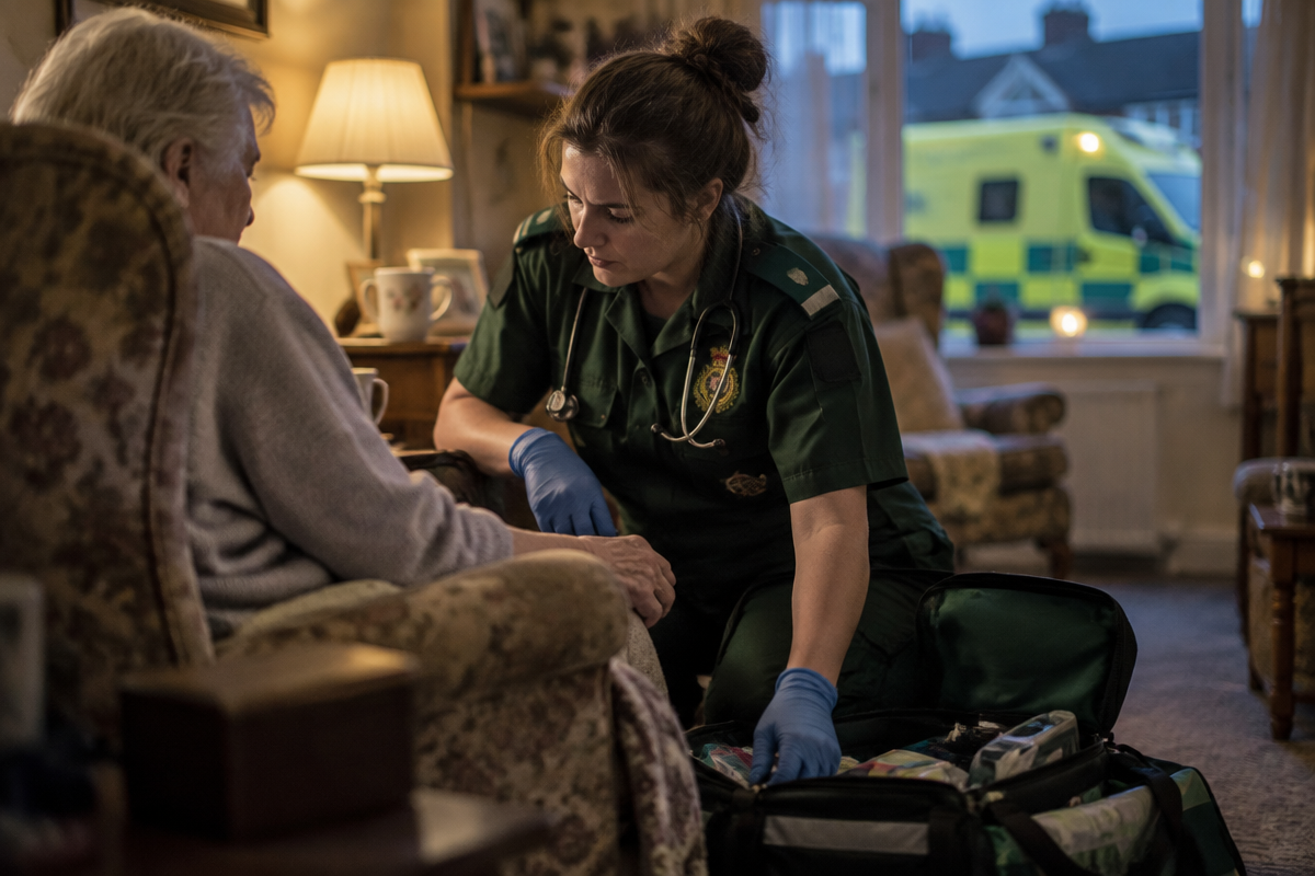 A glimpse of the world of a paramedic