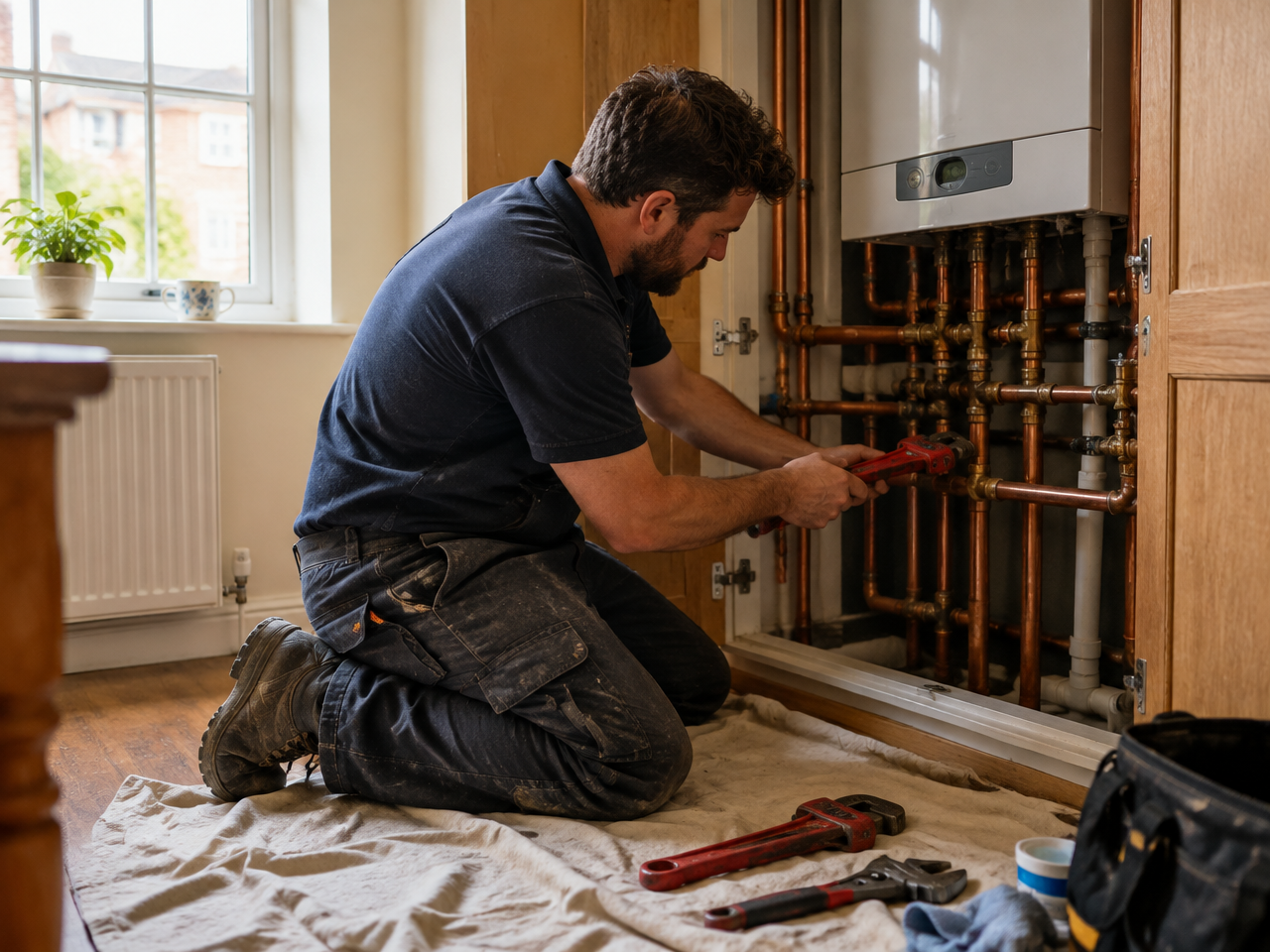 A glimpse of the world of a plumber