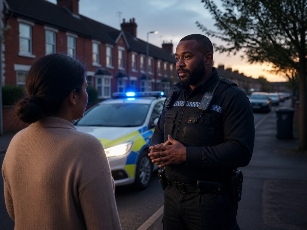 A glimpse of the world of a police officer